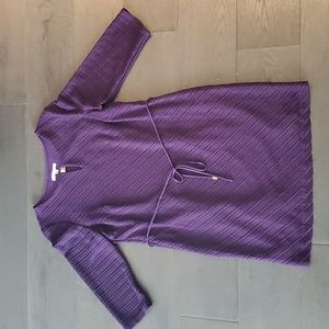 Lined Purple Dress